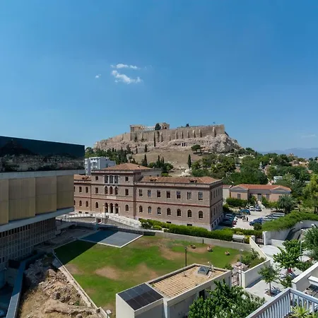 Acropolis View 2bd Next To Museum & Metro Apartament